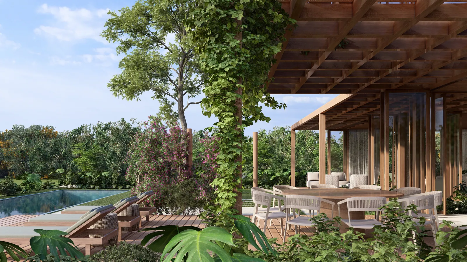 Casa Verano — perspectiva ilustrativa 3